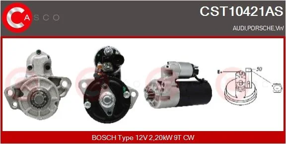 Starteris casco CST10421AS