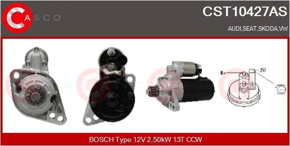 Starteris casco CST10427AS