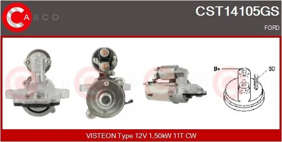 Starteris casco CST14105GS