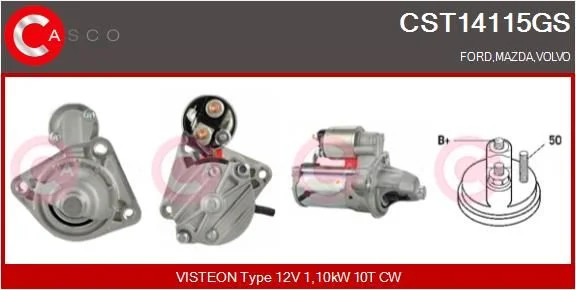 Starteris casco CST14115GS