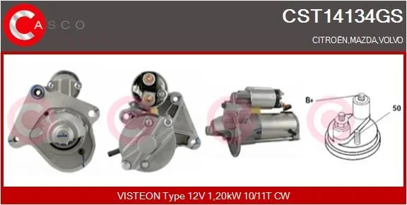 Starteris casco CST14134GS