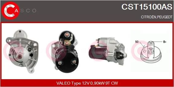 Starteris casco CST15100AS