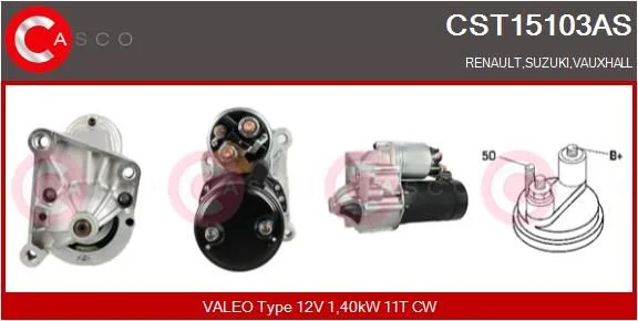 Starteris casco CST15103AS