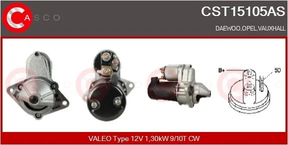 Starteris casco CST15105AS