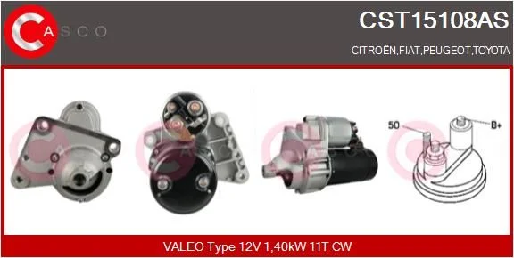 Starteris casco CST15108AS