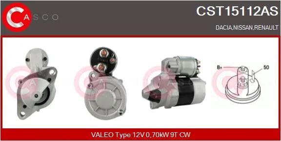 Starteris casco CST15112AS