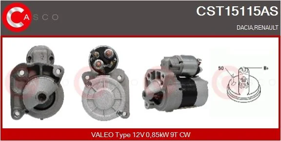 Starteris casco CST15115AS