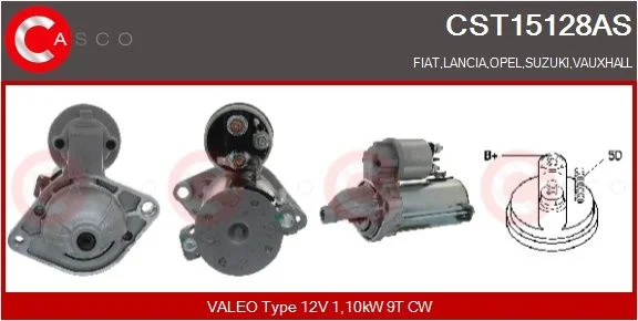 Starteris casco CST15128AS