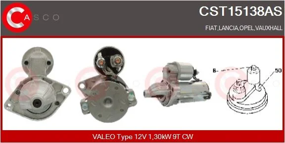Starteris casco CST15138AS