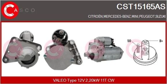 Starteris casco CST15165AS