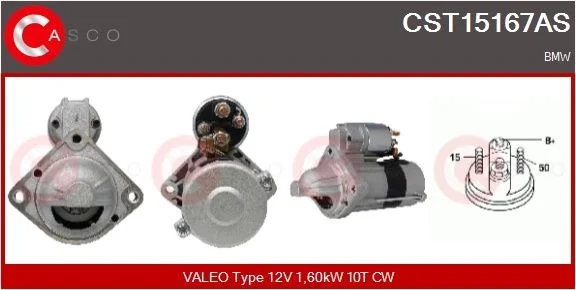 Starteris casco CST15167AS