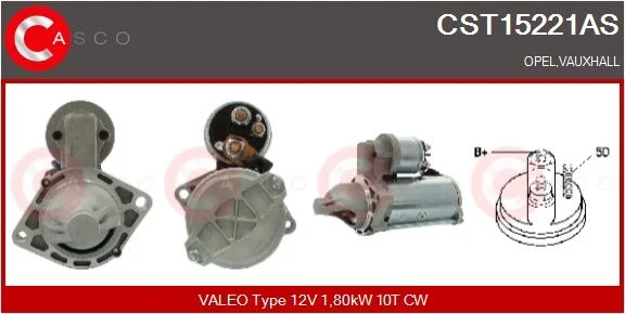 Starteris casco CST15221AS
