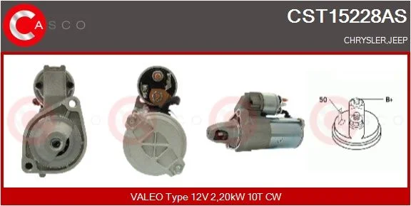 Starteris casco CST15228AS