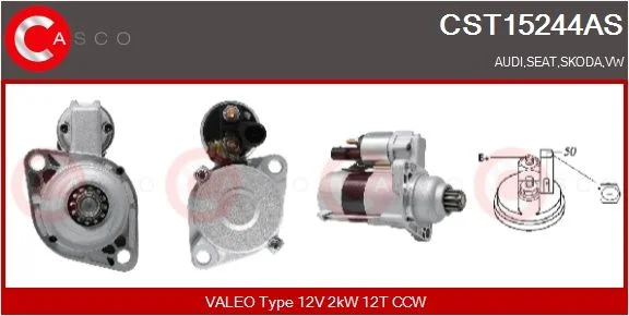 Starteris casco CST15244AS