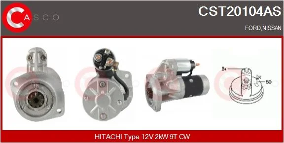 Starteris casco CST20104AS