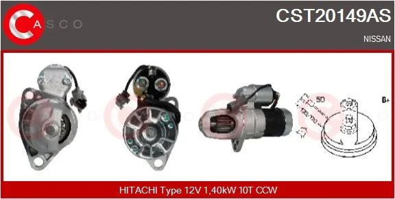 Starteris casco CST20149AS