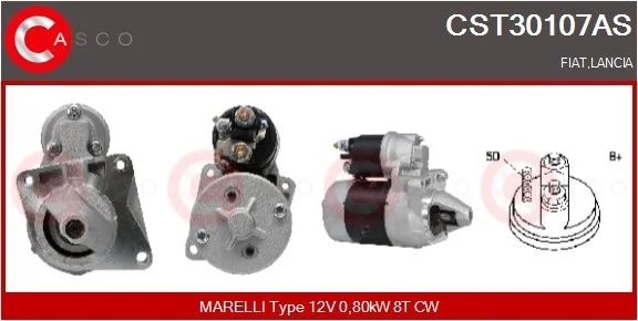 Starteris casco CST30107AS