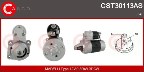Starteris casco CST30113AS