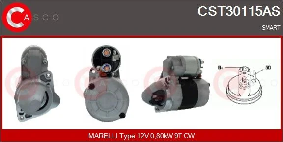 Starteris casco CST30115AS