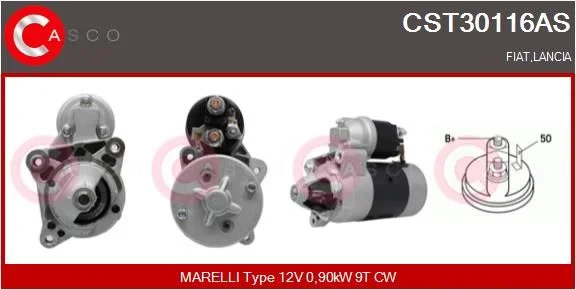 Starteris casco CST30116AS