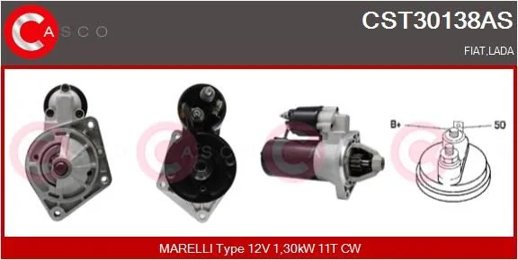Starteris CASCO CST30138AS
