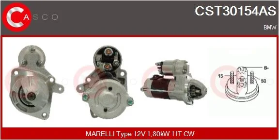Starteris casco CST30154AS