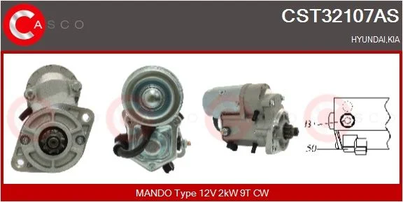 Starteris casco CST32107AS