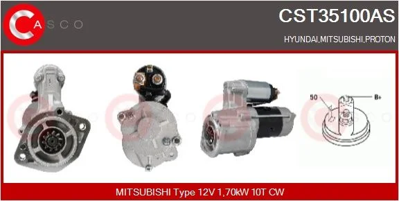 Starteris casco CST35100AS