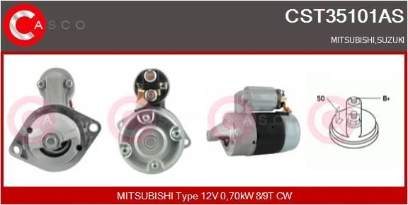 Starteris casco CST35101AS