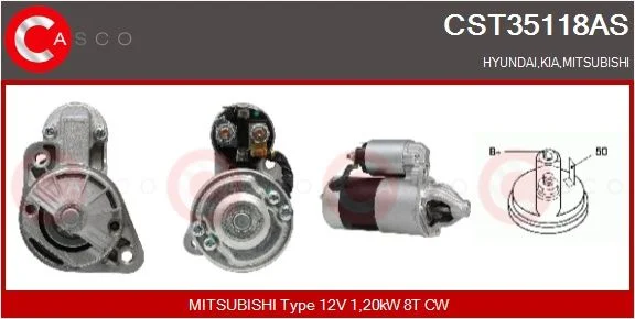 Starteris casco CST35118AS