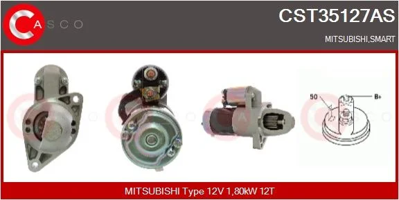 Starteris casco CST35127AS