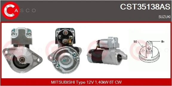 Starteris casco CST35138AS