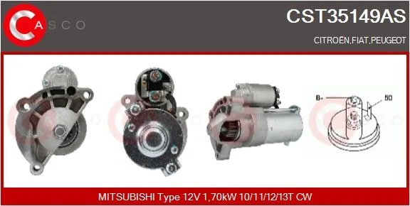 Starteris casco CST35149AS