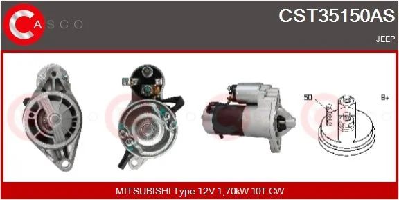 Starteris casco CST35150AS