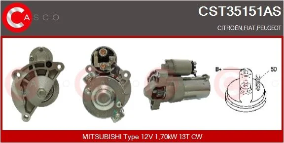 Starteris casco CST35151AS