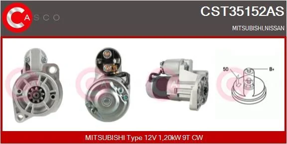 Starteris casco CST35152AS