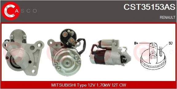 Starteris casco CST35153AS