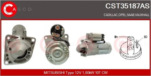 Starteris casco CST35187AS