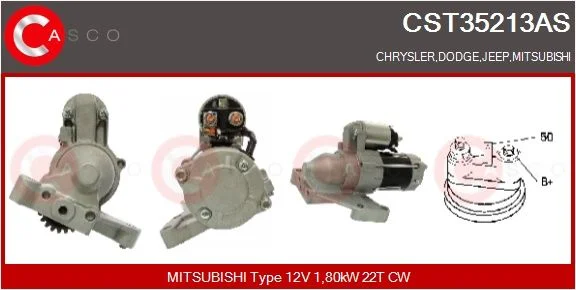 Starteris CASCO CST35213AS
