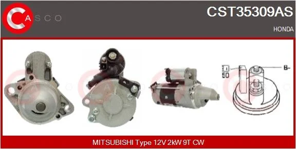 Starteris CASCO CST35309AS