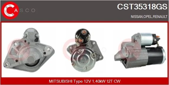 Starteris casco CST35318GS