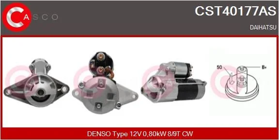 Starteris CASCO - ALTERNATORY I ROZRUSZNIKI CST40177AS