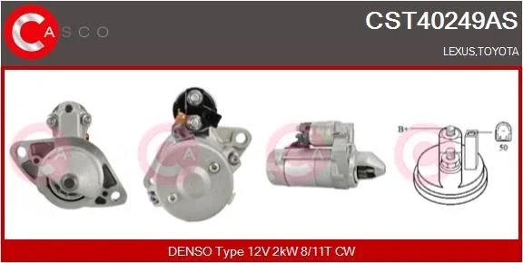 Starteris casco CST40249AS