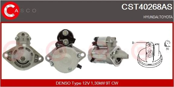 Starteris casco CST40268AS