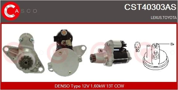 Starteris casco CST40303AS