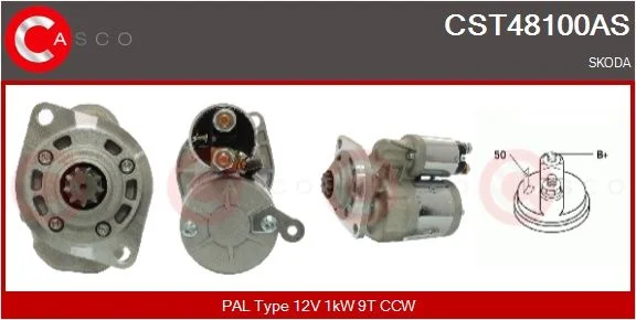 Starteris casco CST48100AS