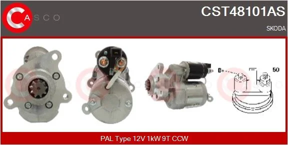 Starteris casco CST48101AS