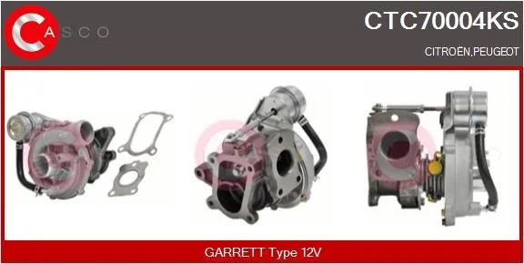 Kompresorius, įkrovimo sistema casco CTC70004KS