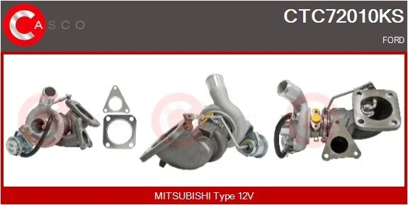 Kompresorius, įkrovimo sistema casco CTC72010KS