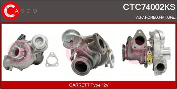 Kompresorius, įkrovimo sistema casco CTC74002KS